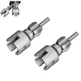 Rohrgewindeschneider Pipe Threader Kit Rohreinfädler Wasserrohr Innengewinde Öffner Elektrogerät Mit Doppelkopf Design Pipe Thread Maker Tool Manuelles Wasserrohr Gewinde Tap Kit (A*B)