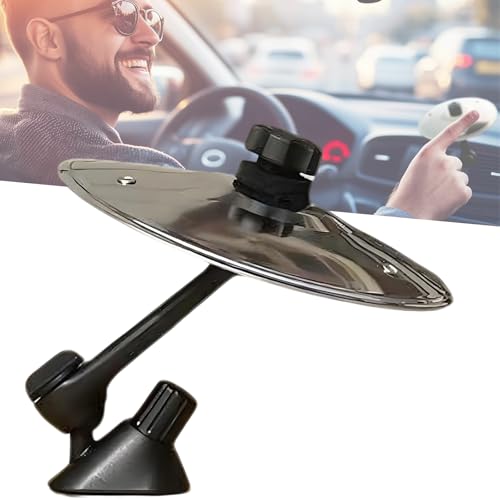 Car Crash Cymbal,Auto-Crash-Becken,Auto-Becken-Entlüftungsöffnung,Car Cymbal Air Vent,Mini Drum Crash Cymbal For Car Vent,lustige Entlüftungs-Trommel für Auto,suitable for all types of vehicles-silve