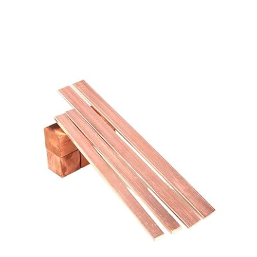 Flacher Kupferstab mit hoher Reinheit – 500 mm Länge, 20 mm Breite, 0,05–0,5 mm Dicke for elektrische und thermische Anwendungen(0.1mm)