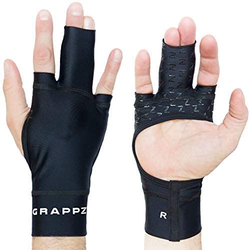 Grappz - Jiu Jitsu BJJ Fingertape Alternative Kompressionshandschuhe V2 (XL)