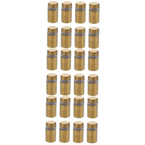 ULTECHNOVO Metallhalter 24 Stk Werbenägel Aus Edelstahl Edelstahl-abstandsschrauben Acrylnägel Aus Glas Edelstahlnägel Für Wandabstandshalter Spiegelnägel Bilderrahmen Rostfreier Stahl