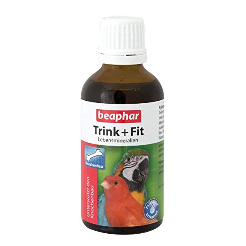 beaphar - Trink + Fit Lebensmineralien für Vögel - 50ml