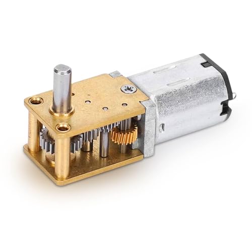Mikro-Geschwindigkeitsreduzierungsmotor, N20 DC12V Metall-Zahnradgetriebemotor CW/CCW Mini-Elektromotor(DC 12V 27RPM)