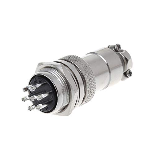 QishGO GX20 Luftfahrt-Stecker, männlich und weiblich, 2/3/4/5/6/7/8-poliger Buchsenstecker. 7-polig