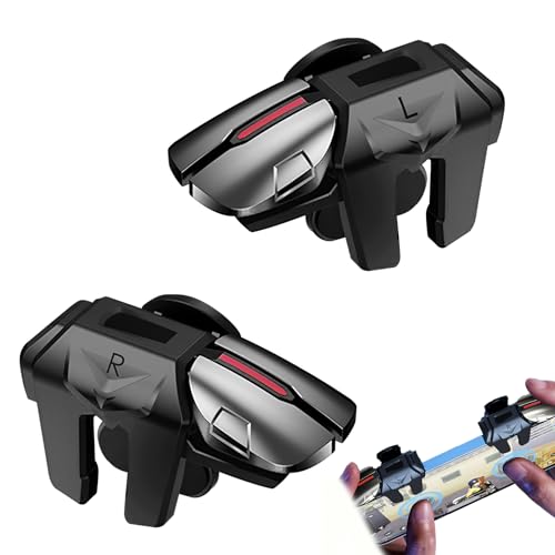 1 Paar Mobile Controller, PUBG Game Trigger Handy-Spielauslöser Shoot Sensitive Joystick Gaming Gadgets Aim & Fire Game Phone Button Empfindlichen Ziel Feuerauslösern G21 Kompatibel mit Smartphone