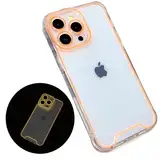 Tivenfezk Nadoli Leuchtend Hülle für iPhone 12 Pro,Fluoreszierend Licht im Dunkeln Weich Silikon Transparent Handyhülle Schutzhülle Klar Cover