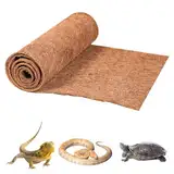 Kokosfasermatte, Natürliche Kokosfasermatte, Reptilien Kokosfaser Teppich, Kokosfaser-Liner, Reptilien-Teppich Kokosfaser, Natürliche Kokosfasereinlage, für Reptilien im Terrarium Bodenabdeckung