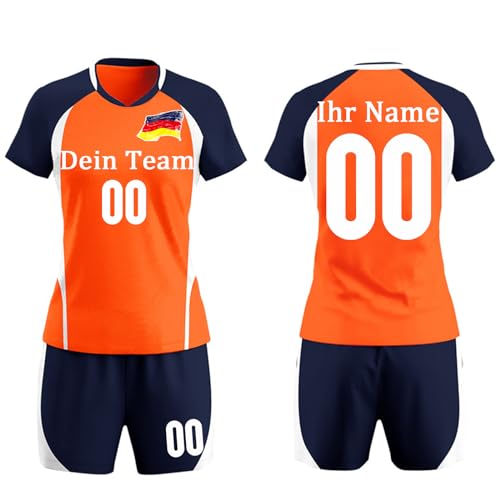 Benutzerdefiniertes Volleyball Trikot mit Name und Nummer des Teams für Mädchen und Frauen Volleyball Shirt Personalisiert