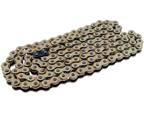 2EXTREME Mofa Kette 415 x 122 kompatibel für Hercules Prima M 2 3 4 5 S Sachs Moped DKW Zündapp Sachs, goldfarbend, verstärkte Ausführung, verbesserte Fahreigenschaft