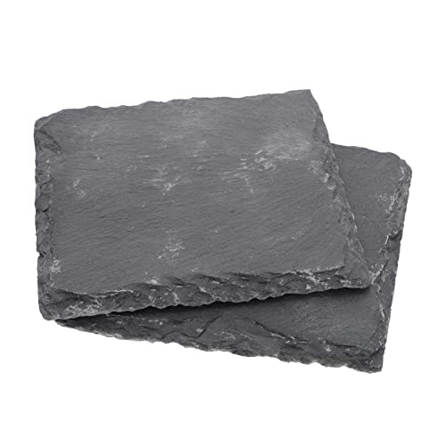 VANZACK Naturstein Platten Für Reptilien Und Schildkröten Dekorative Plattform Und Futterplatte Für Terrarium Und Aquarium Ideal Für Schildkröten Eidechsen Und Andere
