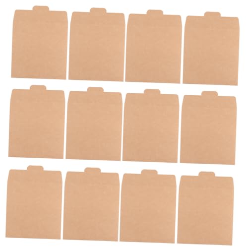 GLEAVI 30Stücke Kraftpapierumschläge für CD Dvd Papiertüten für Sichere Aufbewahrung und Transport von Discs zu Handhaben