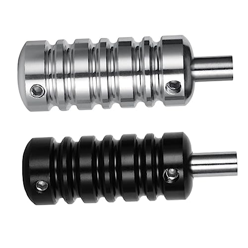 VICASKY 2Stücke Aluminium Maschinenhandle Verstellbarer Griffrohr Tattoo Maschinen Griff Zubehör Und Hochwertiges Für Optimale Handhabung