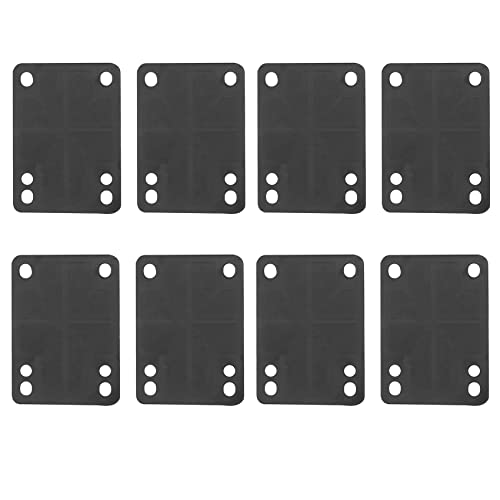 MILLTOR Gummi-Skateboard-Riser-Pad, 1/8 Zoll, 3 mm, 8 Stück