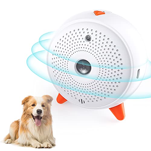 Antibell für Hunde, Ultraschall Anti Bell Gerät ​Bellenstopper Hund, Ultraschall-Anti-Bellgerät Hundebellen-Abschreckmittel Hunderindenstopper für Kleine Große Hunde Innen Außenbereich Antibell Hund