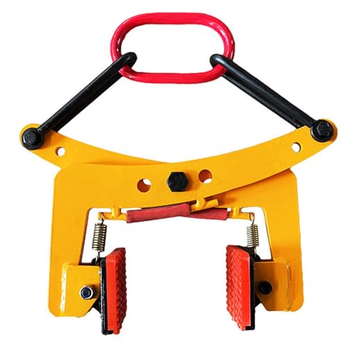 Versetzzange, 280kg Steinzange Verstellbare Öffnung 12-26cm Durchmesser Bordsteinzange Hebezange Bordstein für Stein Anheben und Transportieren