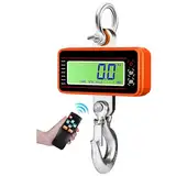 Hängewaage Digital 1500Kg/3306 Lbs, Industrielle Kranwaage, LCD-Anzeige, Industrie Deichselwaage zum Angeln mit Fernbedienung für Koffer, Gepäck, Kaiwägung, Landwirtschaft