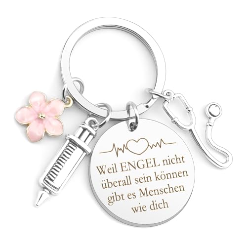 Krankenschwester Geschenke, Geschenke für Krankenschwestern, Schlüsselanhänger Krankenschwester, Geschenk Krankenschwester, Krankenschwester Zubehör, Dankeschön Geschenke, Geschenk Pflegekräfte Arzt