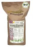 Esparsette Cobs Bio (20kg), WiesenGold® Bio-Esparsette Pellets/Cobs – Premium Pferdefutter, naturnaher Anbau, Heimtierfutter, natürliche Wurmkur