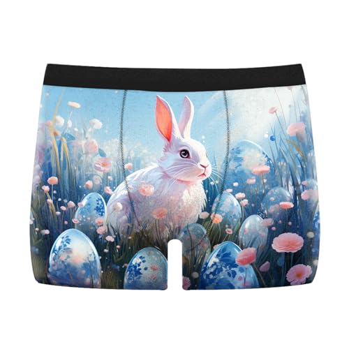 WKAYsIV Herren Boxershorts Größe 7 Hebeunterwäsche Hebewerkzeug Gesäßformung Boxershorts Herren Weites Bein (Sky Blue, S)