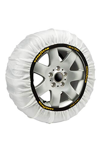 Goodyear Ultra GRIP Größe XXL 2er Set Textil Schneeketten für Autos, Weiß