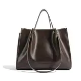 unisoul Handtasche Damen Groß Elegant Einfache Umhängetasche PU Leder Tote Shopper Bag Frauen Gross Schultertasche Multi-tasche Beuteltote Hobo Tragetasche für Arbeit Schule Büro Lässig