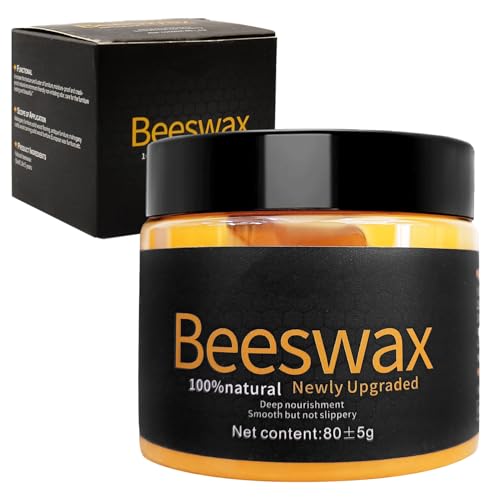 Bienenwachs Holz 80g,Möbelwachs,Holzwachs Farblos,Möbelwachs Farblos,Holzbutter,Holz Wachs,Beeswax,Holzpolitur,Antikwachs,Bienenwachs für Holz,Wasserdicht,Abriebfest,für Möbelpflege & Holzschutz