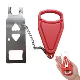 Portable Door Lock,Tragbares Türschloss Chain,Hotel Türsicherung,Hotel Schloss Sicherheit,Hotel Türschloss,Reiseschloss Tür,Hotelzimmer Sicherheit,Treise Ragbares Türschloss,Home Innen Security Schutz