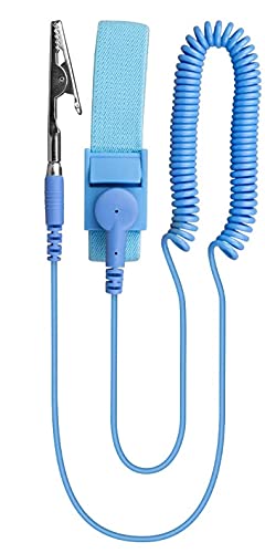 HeyNana Anti-statische Armband Armband Band ESD Entladung - mit Erdung Draht und Alligator Clips - Boden Selbst, um Aufbau von statischer Elektrizität zu verhindern