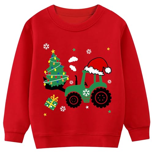 Little Hand Baby Jungen Pullover Sweatshirt Kinder Weihnachtspullover Weihnachtspullis Streetwear Oberbekleidung 98