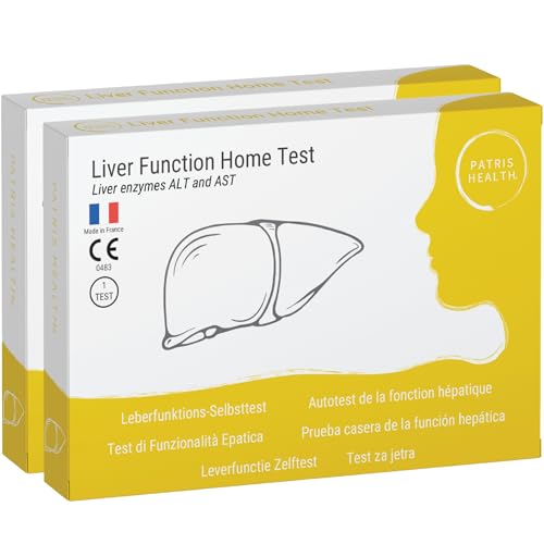 Patris Health® Leberfunktionstest, Selbsttest, erkennt ALT- und AST-Enzyme im Blut, Überwachung für frühzeitige Diagnose von Leberverletzungen