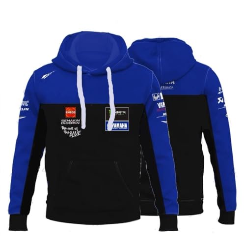 PRORACER Kapuzenpullover dünner Herren Replica für Motorrad Yamáha (L)