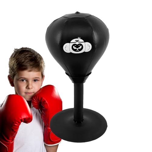 Lustige Punch Rage Tasche | Desktop Boxsack Mit Starkem Saugnapf | Box Speedbag Mit Saugnapf | Schreibtischbox Boxball | Wutentlastung Desktop | Stabiler Boxball Für Kinder Jugendliche Und Erwachsene
