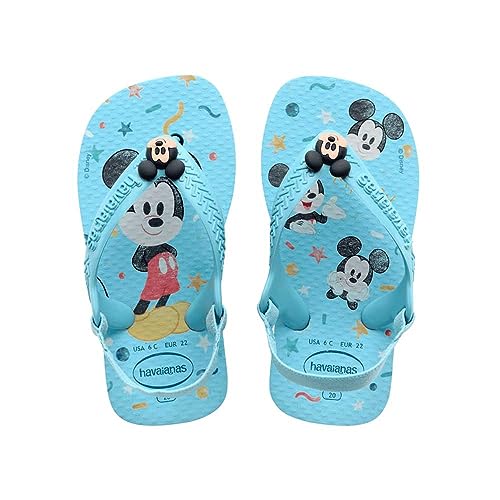 Havaianas Unisex Baby Disney Classics II Flipflop, Blue Water, 25/26 EU (EU 27/28)