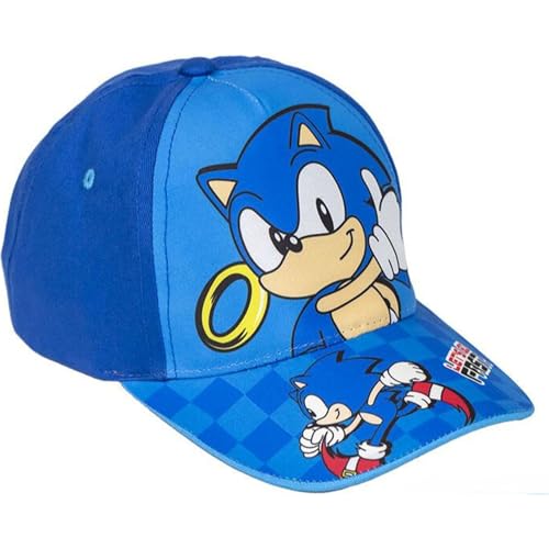 CERDÁ LIFE'S LITTLE MOMENTS Jungen Kinder Cap mit Sonic Visier dunkelblau Verschluss, One Size