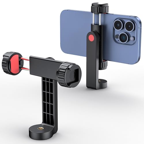 Handy Stativ Adapter Universal Smartphone Halterung 360 Grad Zubehör für Stativ Selfie Stick Monopod für iPhone, Samsung Smartphones