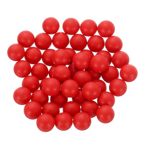 QUARKZMAN 100 Stück PP Kunststoff Lagerkugeln 10mm Solide Kunststoffkugeln, Präzisionslagerkugel, Rot