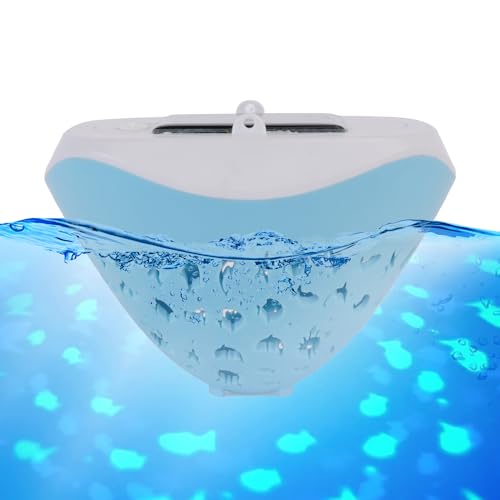 Afenau Poolbeleuchtung Unterwasser, 6 Farben Schwimmende Poolbeleuchtung Solar, RGB Wechselnde Teichbeleuchtung, Solar Floating Pool Lights, POOLbeleuchtung Schwimmend für Pool Party, Unterwasser