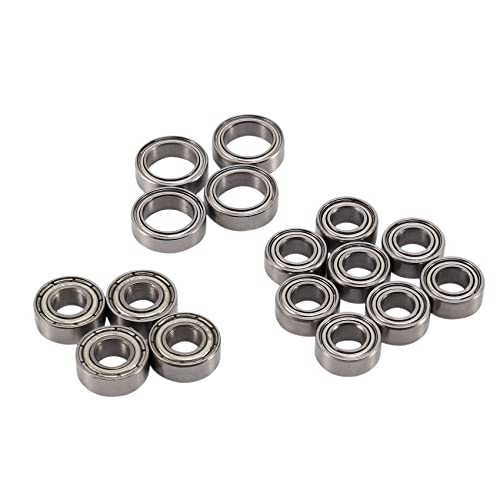 Kcedam 16 StüCk Lagerung Kit für TT02 TT-02 TT02D TT-02D 1/10 RC Auto Upgrade Teile ZubehöR