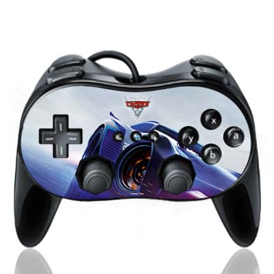 Skin kompatibel mit Nintendo Wii Classic Controller Pro Folie Sticker Disney Pixar Jackson Storm Cars
