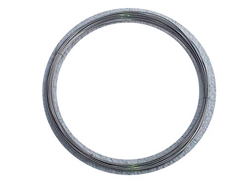 Ess Spezialist 5 Meter FeCrAl KAN-A1 Ø 2,00mm - AWG 12 Heizleiterdraht - Heizdraht - Widerstandsdraht - Resistance Heating Wire 0.079" - Silber - Metall - 0,5 Ohm/m - max. 1400°C