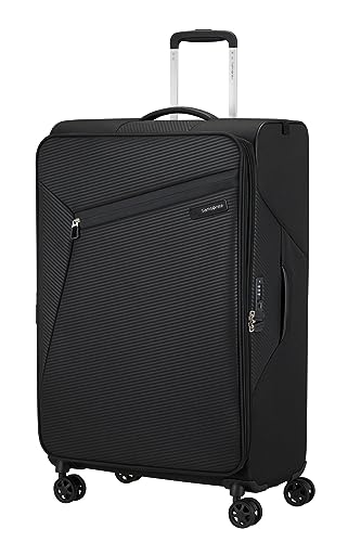 Samsonite Litebeam - Spinner L, erweiterbarer Koffer, 77 cm, 103/111 L, schwarz (Schwarz)