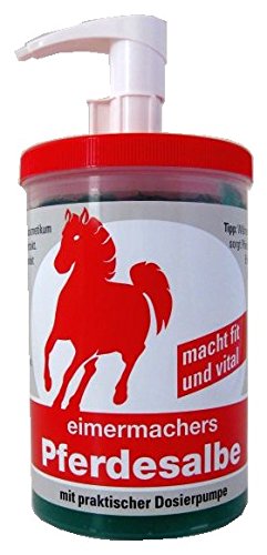 Eimermacher Pferdesalbe 1 Liter mit Dosierpumpe