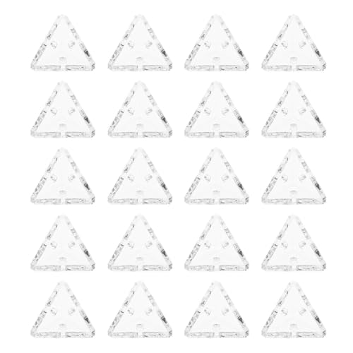 XANHOY 10/20 Stück klare Acryl-Eckwinkelverbinder, Acryl-Winkelverbinder für Regale und Schränke