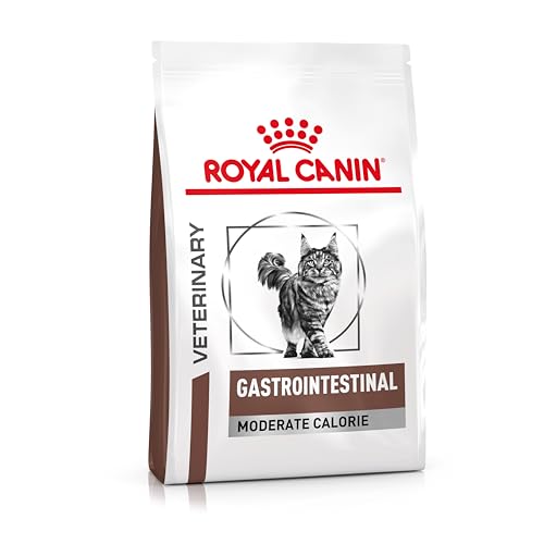 Royal Canin Veterinary Gastrointestinal Moderate Calorie | 4 kg | Trockenfutter für Katzen | Kann unterstützend bei gastrointestinalen Erkrankungen helfen | Hohe Akzeptanz