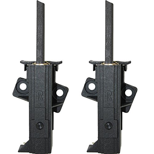 Kohlebürste Kohle Aufschrift R mit Halter 57mm passend für Waschmaschine AEG Lavamat Electrolux Bosch Siemens Husqvarna Bauknecht Whirlpool Quelle Privileg 01006869 FHP Motor