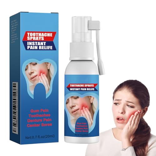 Zahnschmerzen Spray,20ML Zahnschmerzen Reparatur Spray,Kräuter Mundpflege Spray,Freeze-ache Rapid Relief Dental Spray,Dental Pain Relief Spray,Teeth Treatment Relief,Rapid Relief Dental Spray