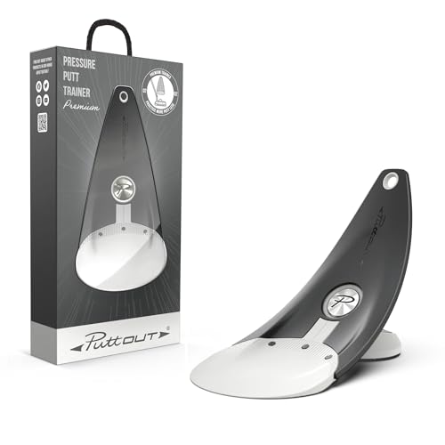 PuttOut Premium Pressure Putt Trainer – Perfektionieren Sie Ihr Golfputten (Stein)