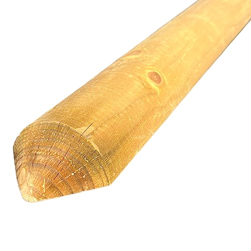 Zaunlatten Halbrundlatten Zaunbretter Kesseldruckimprägniert (8cm x 150cm)