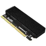 SABRENT PCIe m2 Adapter, NVMe PCIe X16/X8/X4 Card mit Kühlkörper, m.2 SSD Größen 2230/2242 / 2260/2280 (EC-PCIE)