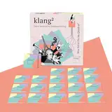 Klang² - Das preisgekrönte Memo für die Ohren. Aus 17 Gedächtnisspielen wählen (Tierstimmen, Zungenbrecher, Klangsalat, ...) oder eigene erstellen. - Made in Germany